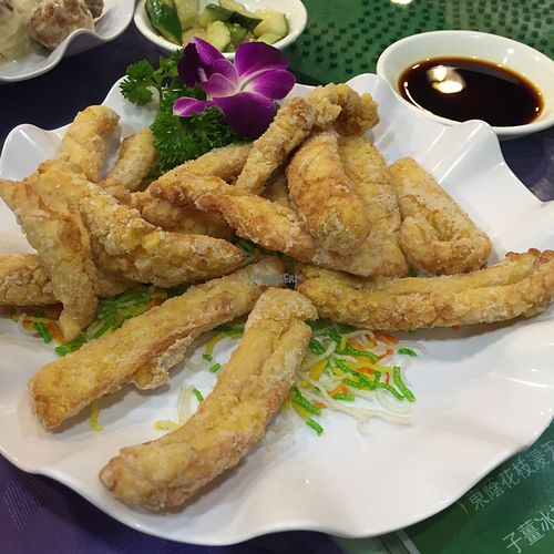 Deep fried ";squid"; at Bodhisattva - Mong Kok in Kowloon