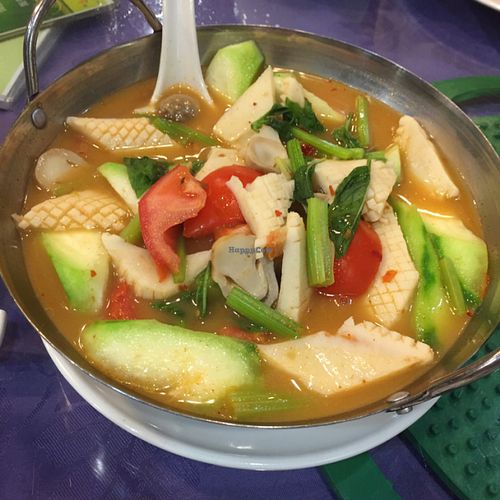 Tom Yam Soup at Bodhisattva - Mong Kok in Kowloon
