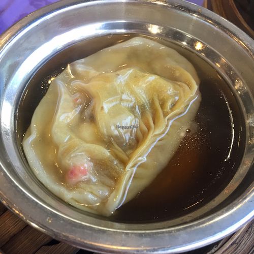 Dumpling in soup at Bodhisattva - Mong Kok in Kowloon