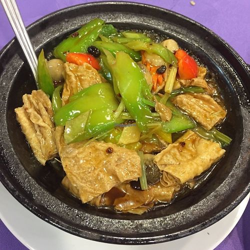 Braised bitter melon and bean curd at Bodhisattva - Mong Kok in Kowloon