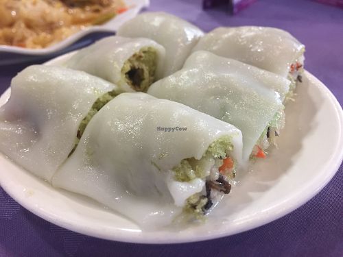 Crispy rice rolls at Bodhisattva - Mong Kok in Kowloon