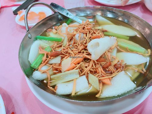 Yam soup at Bodhisattva - Mong Kok in Kowloon