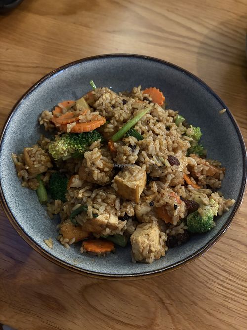 Pineapple fried rice with tofu  at Ledo Thai in Denver