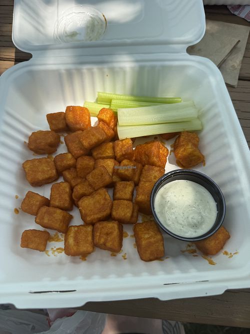 tofu bites  at Lancaster Vegan in Lancaster