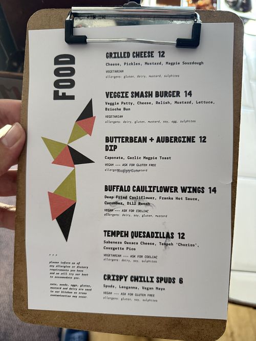 Food menu from 07/26. Smash burger and cauliflower wings were really good    at Bierhaus in Galway