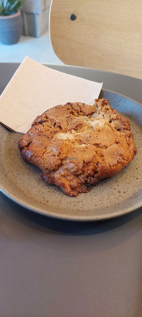 Pistachio cookie at Olmo Coffee&Co in Mem Martins