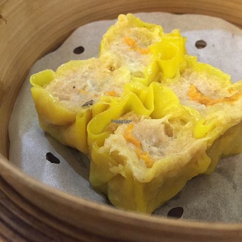 Shaomai dumplings at Delight Vegetarian in New Territories