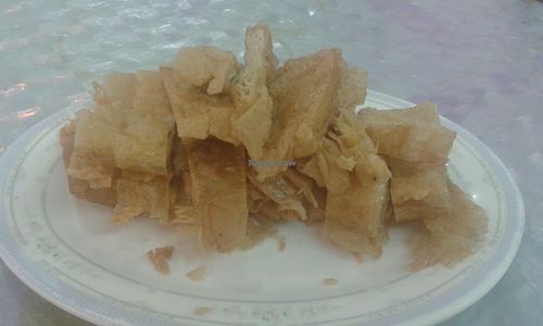 Bean curd sheet at Po To Vegetarian 普陀素食" in New Territories