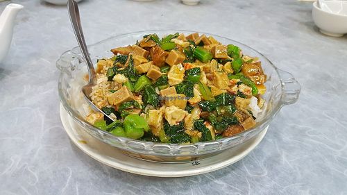 Tasted like “duck” fried rice  at Po To Vegetarian 普陀素食" in New Territories