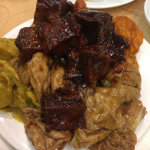 Assorted seitan at Mighty Vegetarian 大力素食 - Yuen Long" in New Territories