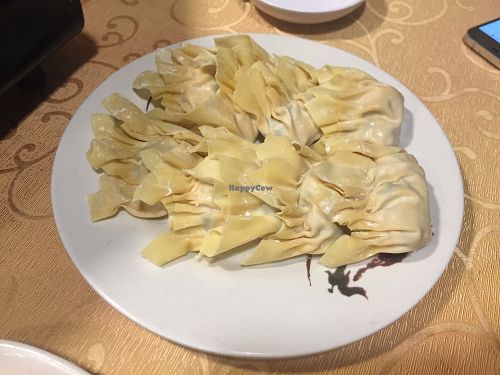wanton at Mighty Vegetarian 大力素食 - Yuen Long" in New Territories