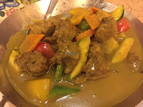 Vegetarian mock lamb curry at Mighty Vegetarian 大力齋廚 - Tuen Mun in New Territories