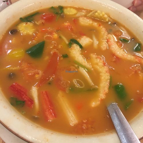 Tom Yam Soup at Mighty Vegetarian 大力齋廚 - Tuen Mun in New Territories