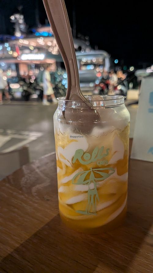 Mango ice-cream at Rolls coffee St -Tropez in Saint-tropez