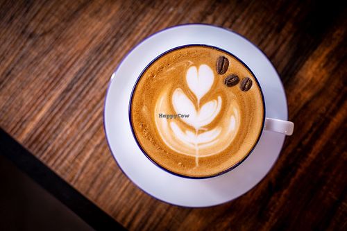 Oat milk, cardamom and sea salt latte! - called the Granite Mountain at Thumb Butte Coffee Company in Prescott
