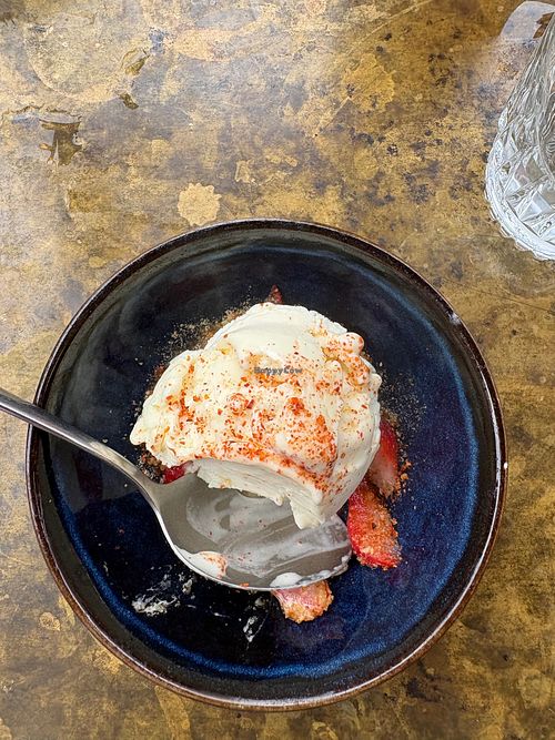 Vegan dessert  at el Goldie in Copenhagen