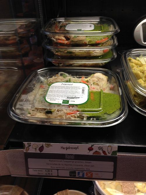 A delicious hanoi salad at EXKi in Bruges