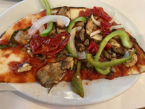 Build your own pizza on gluten-free bread as crust  at Biaggi's in Maple Grove