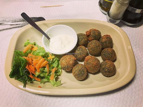 Spinach bites at A Tulla in Santiago De Compostela