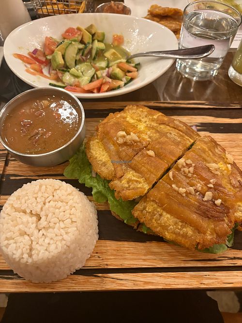 Impossible jibarito at Marina's Bistro and Rum Bar in Chicago