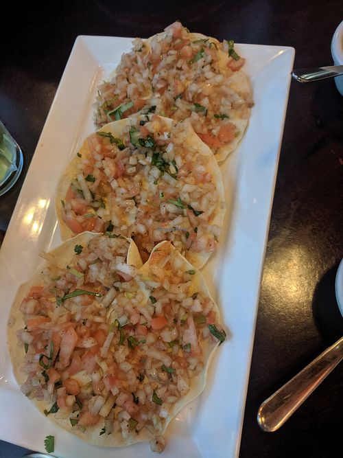 Masala papadums at Tandoor and Grill in Fernie