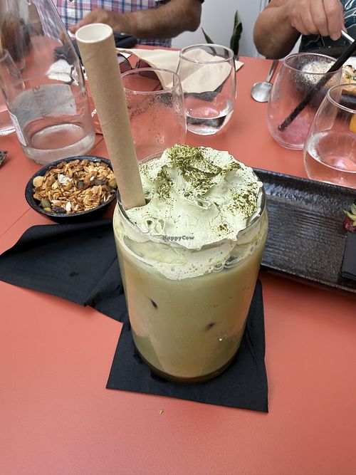 Matcha lattee  at Rise & Dine | Brunch & Fine Dining in Funchal