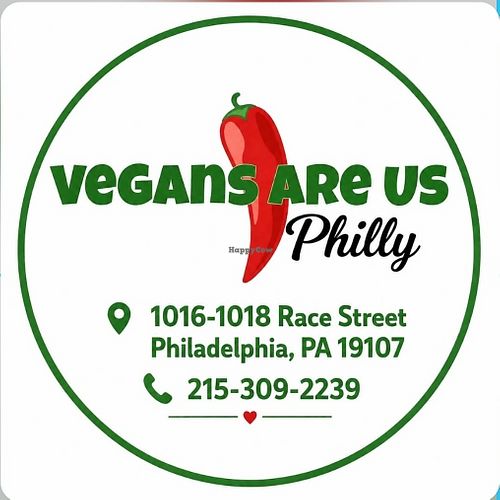 Location and information at Vegans Are Us Philly in Philadelphia