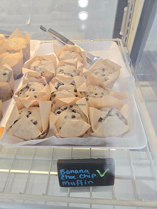 Banana Chocolate Chip Muffins (vegan) at Neverland Creations LLC in Vacaville