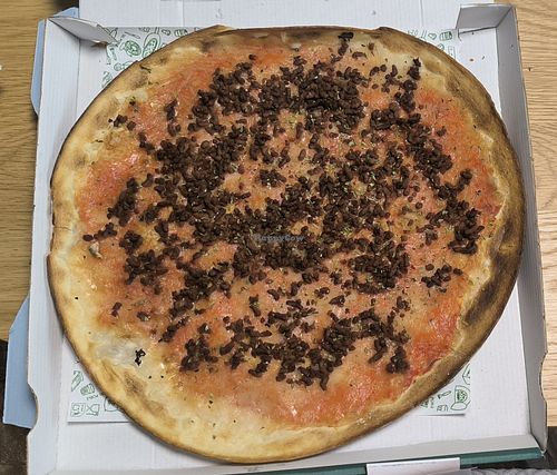 Pizza Boloñesa Vegana at Del Poble Torrevieja in Torrevieja