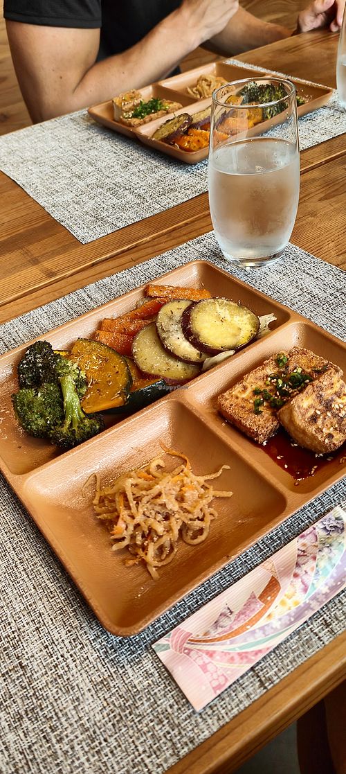 Vegan dinner at Vegestay - Nonaka in Wakayama