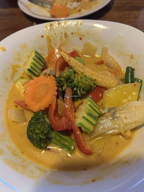 Mango Yellow Curry with Vegetables   at Thai For You in York