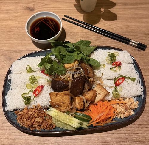 Banh Hoi Vegan  at Pho Oishii Restaurant in Aarhus