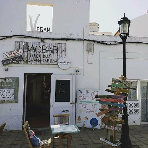 Outside at Baobab in Fuerteventura