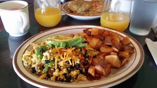 Tofu scramble at The Wayward Vegan in Seattle