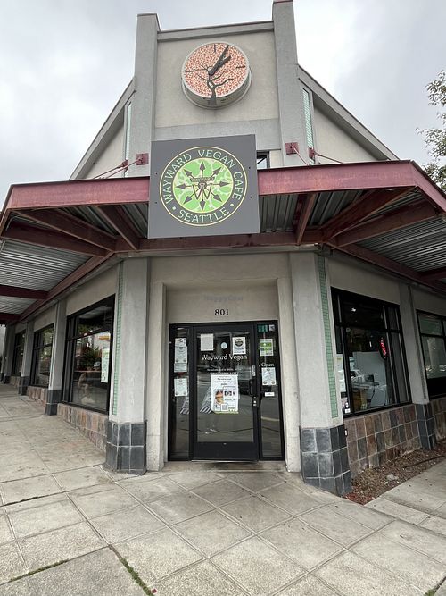 Wayward restaurant front   at The Wayward Cafe in Seattle