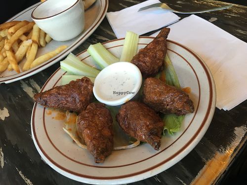 Buffalo Hot Wings at The Wayward Vegan in Seattle