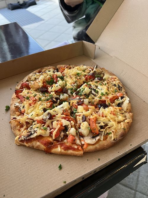 Vegan Classic Pizza   at Rev It Up Pizza in Labrador