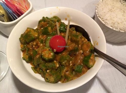 Okra masala at Himalayan Heritage in Washington
