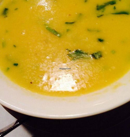 Lentil soup at Himalayan Heritage in Washington