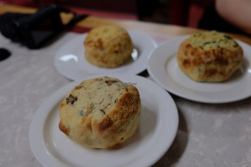 Knishes, shallow depth of field at Yonah Schimmel's Knish Bakery in New York City