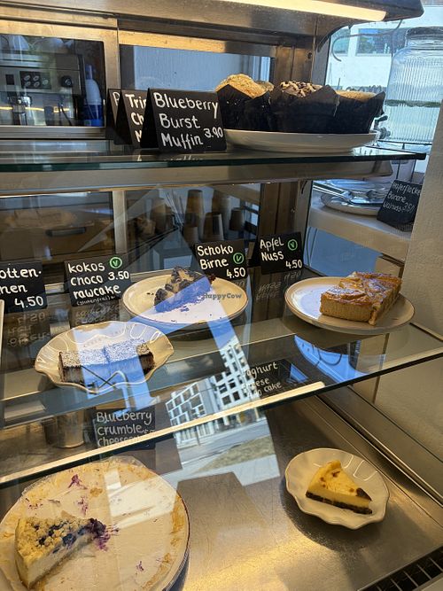 Verschiedene vegane Kuchen  at Café Seedling in Regensburg