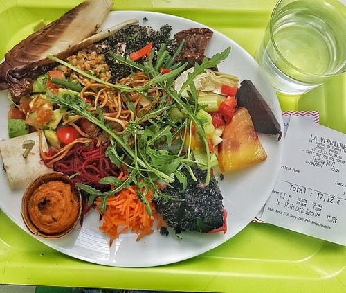 my plate at La Verriere in Paris