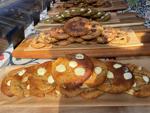 Miso white chocolate cookie at Chapter Eight in London