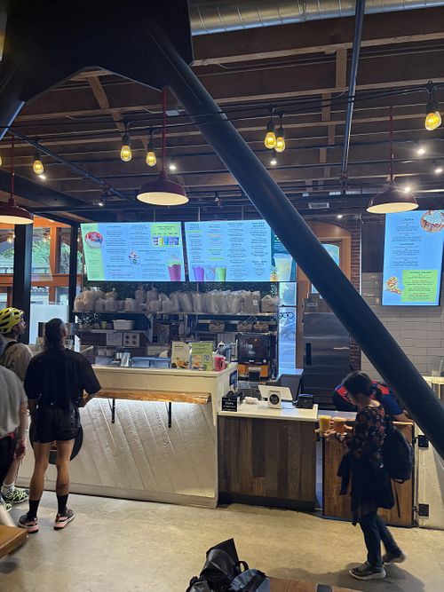  at Blends Juice Bar in Portland
