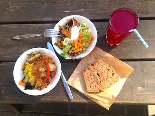 A mix of all the good stuff! at Village Green in Tel Aviv