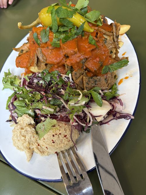 Vegan kebab  at Döner Harju Aikatalo in Helsinki