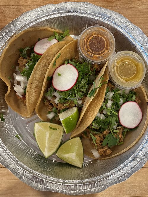 Beyond meat tacos  at Taco Mar - Chadds Ford in Chadds Ford