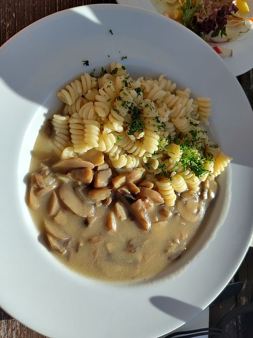 Some of the best mushrooms I ever had. at Berggaststätte Gotzenalm in Schoenau Am Koenigssee