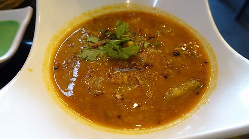 Gravy for Hyderabadi Briyani - Kacchi Yeqni at Tulasi Vegetarian in Central Singapore