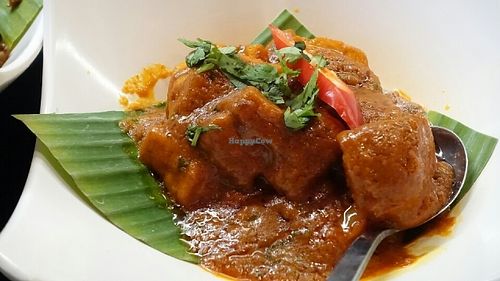 Sambal Tofu at Tulasi Vegetarian in Central Singapore